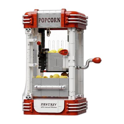 set di mattoncini collezione Retr&ograve; Macchina dei Popcorn Pantasy