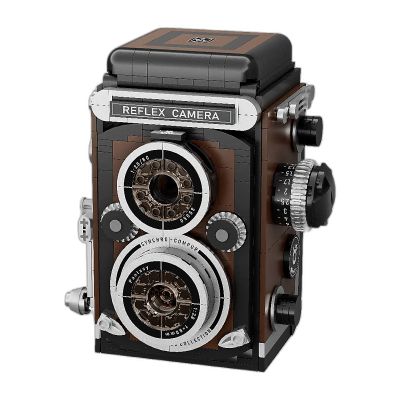 mattoncini collezione Retr&ograve; Fotocamera Reflex a Doppia Lente Pantasy
