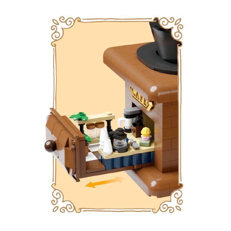 Set di Mattoncini Collezione Retro Il Macina Caff&egrave;