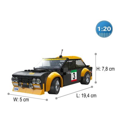 Fiat Abarth 131 Set Costruzioni da collezione 254 Pezzi Cada