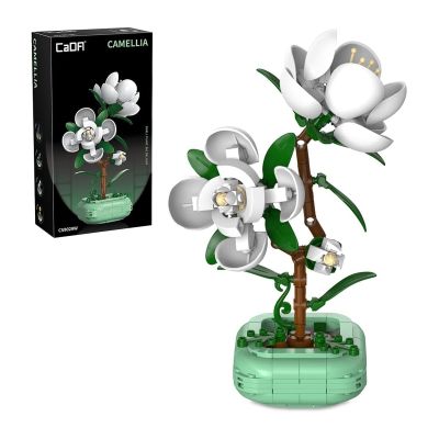 Camellia Flower Building Set Fiore di Camelia da Costruire CaDA